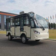 Made in China, High-quality Electric Sightseeing Car, 8-seater Enclosed Golf Cart