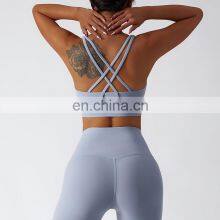 Women Printed Yoga Leggings Running Workout Clothing Yoga Suit Top Sports Wear Gym Fitness Set thumbnail-4