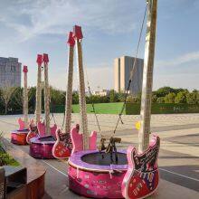 Park Backyard Carnival Ride Big Single Para 5 Trailer Jump 4 in 1 Jumping 4 2 1 Persons Bungee-trampoline Bungee Trampoline thumbnail-1