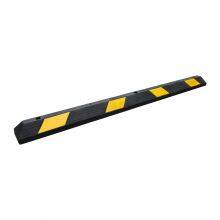 Durable 183cm Polymer Of Rubber And Plastic Wheel Stoppers Stop For Parking Lots Yellow and Black Rubber Plastic Locator Car Parking Wheel Stopper