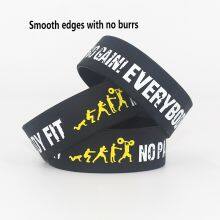 Soft Bracelets Eco-friendly Sports Wrist Bands Debossed Wristbands Comfortable Personalized for Event thumbnail-4