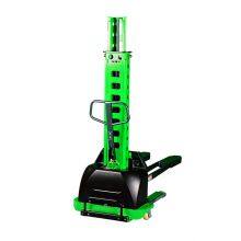 Semi Self Electric Self-Lift Stacker Hand Forklift thumbnail-4