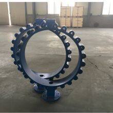 PN16 Ductile Iron Wafer Center Line Soft Seal Double Clip DISC Connected EPDM Seat Butterfly Valve thumbnail-3