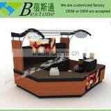 Custom Made Shopping Mall Juice Kiosk, Manufacture of Bar Counter Wooden for Juice Store