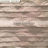 100% Polyester Micro-velvet Geometric Embroidered Window Curtain Fabric thumbnail-3