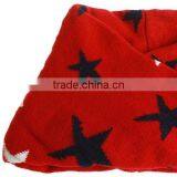 Colorful Star Pattern Acrylic Knitted Baby Winter Scarf thumbnail-4