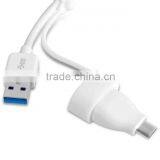 Box Shape Tablet USB Hub Travel Power Charger Adapter With 4 Port thumbnail-4