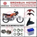 Hon. CGL125 Motorcycle Spare Parts, Battery, Front Fender, Ball Bearing, Air Filter