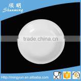 White Round Melamine Plate