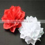 7cm Soft Chiffon Layered Fabric Flower,Chiffon Lotus Flower For Hair Bow