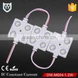 High quality CE ROHS approved 4LED SMD 1.2W outdoor square LED module with lens waterproof for channel letter