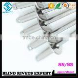 DOME HEAD OPEN END HIGH QUALITY ISO 15983 316 STAINLESS STEEL BLIND RIVETS FOR UK MARKET