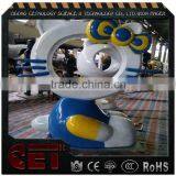 Cartoon Figure Fiberglass Sheep Statue Shopping Mall Opening Equipment thumbnail-2