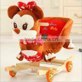 2016 Toy Baby Wooden Toys Plush Rocking Cradle thumbnail-6