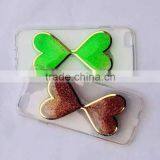 Fasion Designed 3D Heart-Shaped Quikcksand Cell Phone Case, Transparent Soft TPU Cover for Iphone 6/6s thumbnail-4