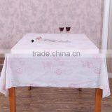 Rosette Satin Table Cloth/ Waterproof Tablecloth/rose Sequin Tablecloth thumbnail-1