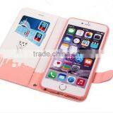 Lovely Cats Pattern Mobile Phone Case Flip Wallet Phone Case For IPhone 6 thumbnail-4