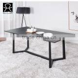 High Quality Modern Elegant Rectangle Dinning Table Wood MDF Dinning Table thumbnail-3