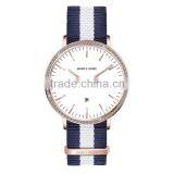 Logo Custom Exchangeable Bands Watch With 14mm Nylon Watch Strap thumbnail-4