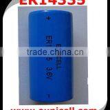 ER14335 2/3AA ER14335 types er14335 3.6V Li-Socl2 lithium battery