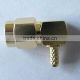 Reverse Polarity SMA Plug With Socket Contact for Rg174