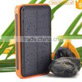 High Capacity Black Waterproof Solar Power Bank 20000mah With Led Light thumbnail-5