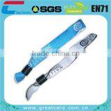 Custom Different Design Woven Logo Weave Wristbands for Events thumbnail-6