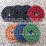 2016 Straight Teeth Abrasive Fabirc back Grinding Pads 200 mm Diameter Floor Grinding Polishing Pads with 10 mm Thickness