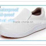 JR-GMT-0061 CE certificated microfiber leather upper rubber outsole shoes for work in kitchen
