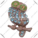 LJ0186 Decorative Press Snap in Owl Shape