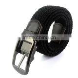 First Layer Leather High Quality Braided Elastic Golf Men's Belt thumbnail-4