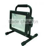 20W Black Color Rechargeable Portable LED Flood Light