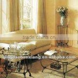 Iron Sofa for Parlor/2012 New Wrought Iron Couch and Tea Table