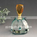 Diamond Shaped Transparent Crystal Perfume Bottle For Valentine's Day Gifts