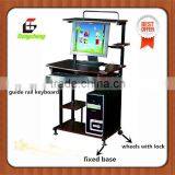 GX-700BA Small Tall Office Wood Computer Table, Office Furniture