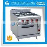 High Quality Free Standing Restaurant Gas Cooker Burner With Gas Oven thumbnail-1