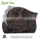 Aurora Granite Gravestone With Rose Design, Rose Tombstones