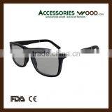 2016 Men Fashion Eyewear Ebony Wood Sunglasses and Customized Logo thumbnail-5