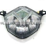 ZX-6R Plastic cover tail lights/Motorcycle Clear LED tail light for ZX6R 09-11