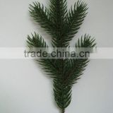 Home garden christmas indoor decorative 60cm Height artificial plastic pine hanging tree leaf branches