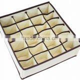 Collapsible Storage Boxes Bra Underwear Closet Organizer Drawer Divider 4 Set thumbnail-3