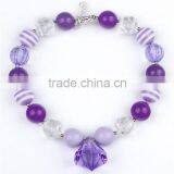 Children Bubblegum Chunky Beads Necklace Girls Gumball Beads Necklace Birthday Gift Accessory Jewelry