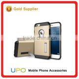 [UPO] 2 in 1 Shockproof Armor Hard Plastic TPU Mobile Phone Case With Kickstand for IPhone 6 6s thumbnail-5