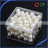 Cheap Wholesale High Quality One Hole Round Loose ABS Black Pearl thumbnail-4