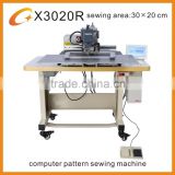 model no. XC - 3020 computerized pattern sewing machine fit for shoe factory