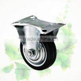 Rubber Heavy Duty Industrial Swivel Caster With Brake thumbnail-1