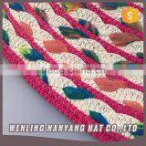 Fashion Design Classic Lace Flower Sombrero Floral Straw Hat Cap Floppy Beach Sun Hat thumbnail-6