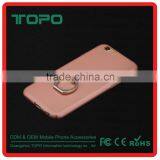 Wholesale Bracket Metal Cover Mobile Phone Anti Falling Finger Ring Stand Holder Back Case for Iphone 6 6s Plus thumbnail-1