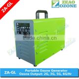 Hotel use portable ozone generator for air purifier and water treatment