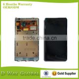 Competitive Price 100% Origina touch screen digitizer with frame assembly for Nokia Lumia 800 lcd screen